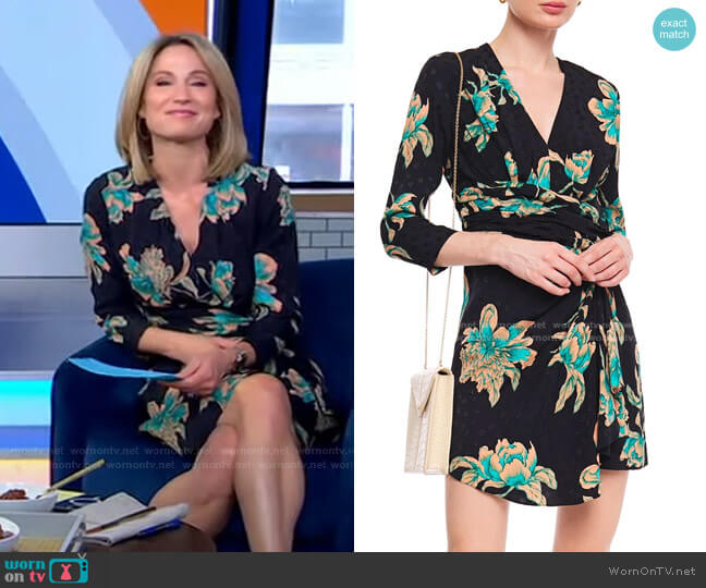 Sandro Bruni Mini Dress worn by Amy Robach on Good Morning America