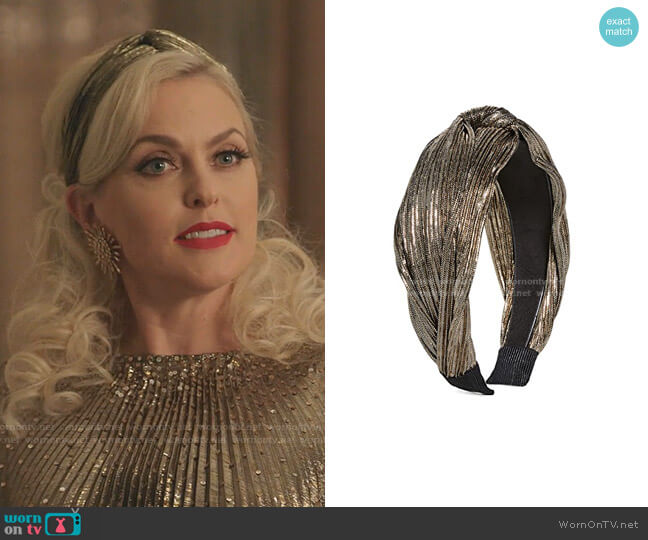 Shashi Sasha Headband worn by Alexis Carrington (Elaine Hendrix) on Dynasty