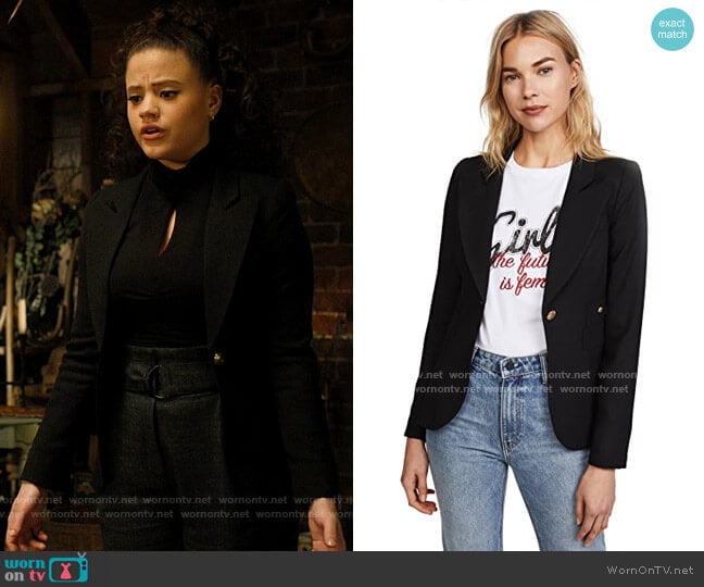Smythe Duchess Blazer worn by Maggie Vera (Sarah Jeffery) on Charmed