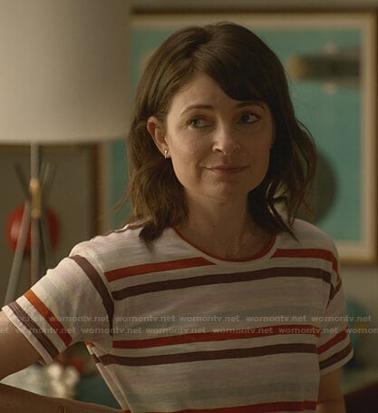 Taylor’s striped tee on Bull
