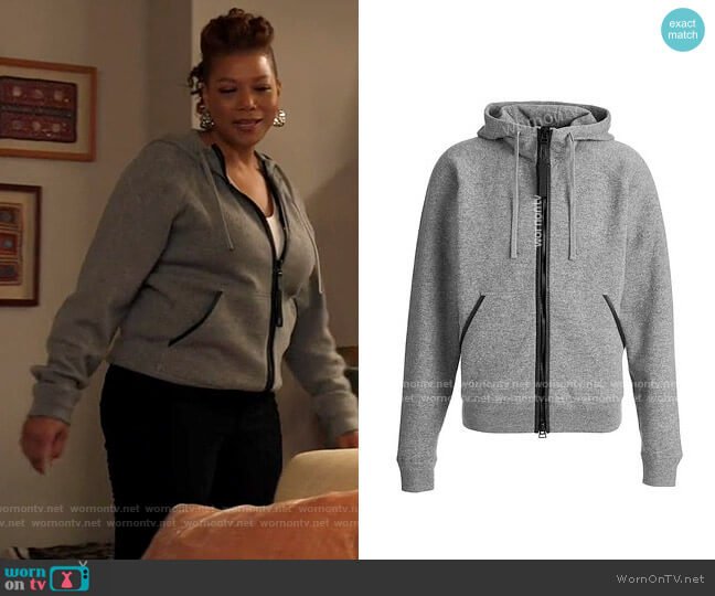 Tom Ford Cashmere Hood Zip Through Knit worn by Robyn McCall (Queen Latifah) on The Equalizer