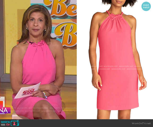 Trina Turk Katie Bow Shift Dress worn by Hoda Kotb on Today
