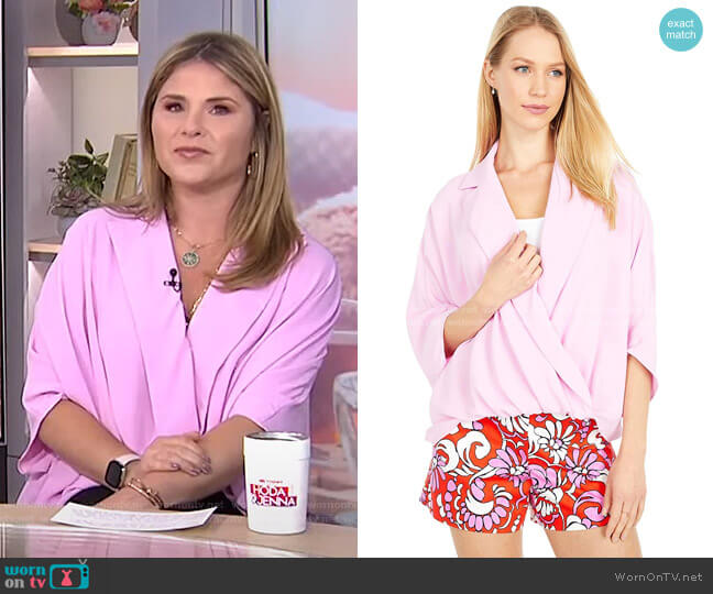 Trina Turk Shore Top worn by Jenna Bush Hager on Today