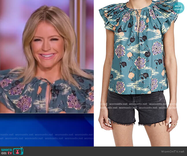 Ulla Johnson Elia Top worn by Sara Haines on The View