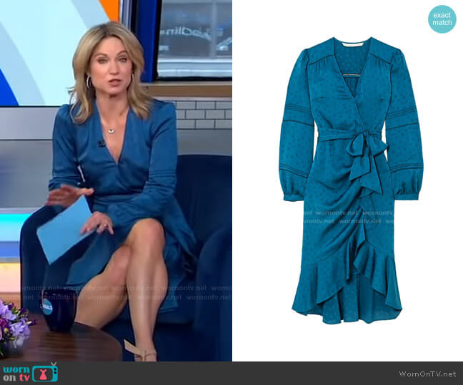 Veronica Beard Miriam Dress worn by Amy Robach on Good Morning America
