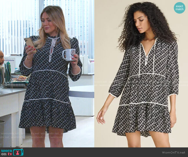 Veronica Beard Hawken Dress worn by Kelsey Peters (Hilary Duff) on Younger