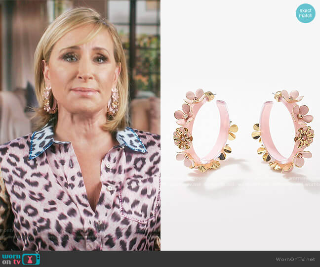 Von Bloom Mae Earrings worn by Sonja Morgan on The Real Housewives of New York City