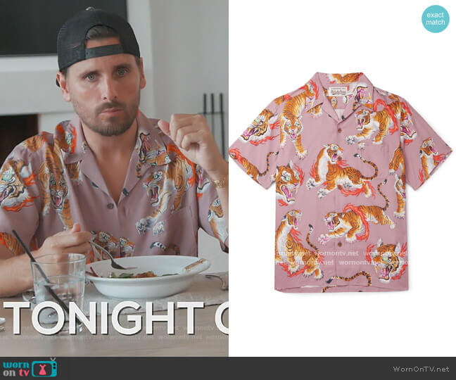 Wacko Maria Tim Lehi Camp Collar Printed Woven Shirt
