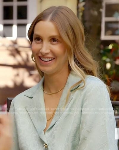 Whitney’s mint green shirt on The Hills New Beginnings