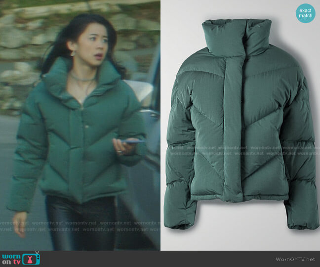 Wilfred The Cloud Puff Jacket worn by George Fan (Leah Lewis) on Nancy Drew