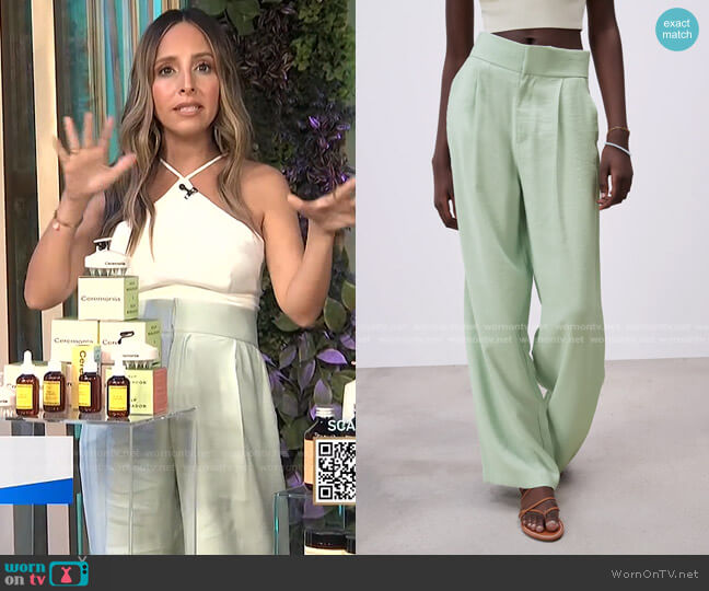 Zara Full Length Pants worn by Lilliana Vazquez on E! News