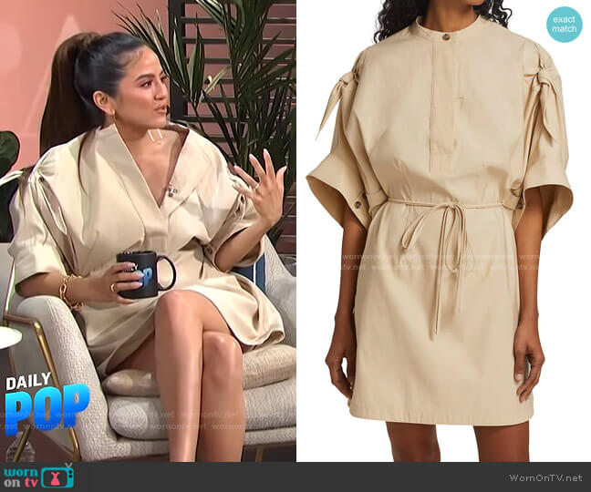 3.1 Phillip Lim Drawstring Shirtdress worn by Erin Lim on E! News
