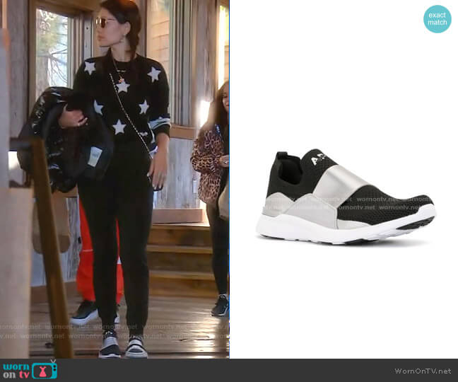 APL: ATHLETIC PROPULSION LABS Techloom Bliss Low-Top Trainers worn by Crystal Kung Minkoff on The Real Housewives of Beverly Hills