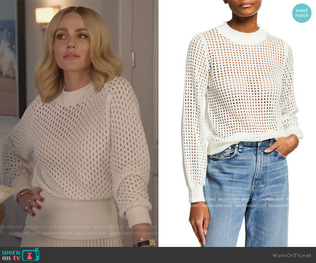 AS by DF Benji Sweater Top worn by Laura Baker (Monet Mazur) on All American