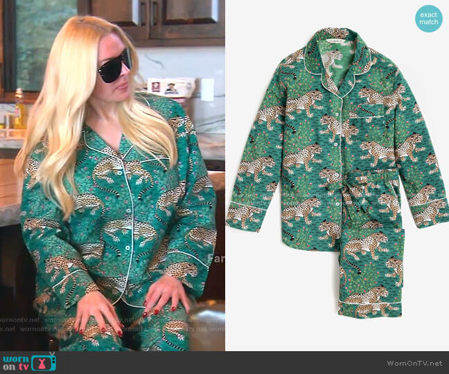 Print Fresh Bagheera Long Sleep Set worn by Erika Jayne on The Real Housewives of Beverly Hills