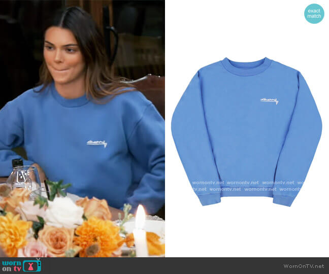 Cherry Summer Classic Crewneck Sweatshirt worn by Kendall Jenner on Keeping Up with the Kardashians