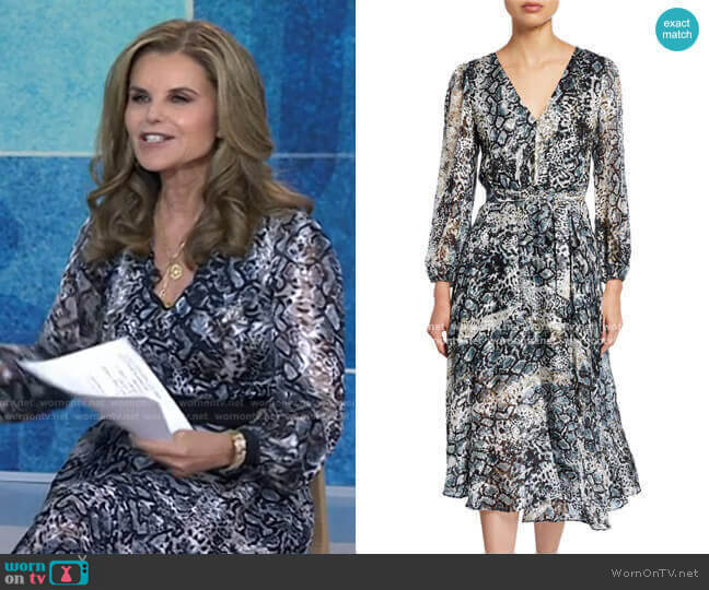 Alice + Olivia Coco Dress worn by Maria Shriver on Today