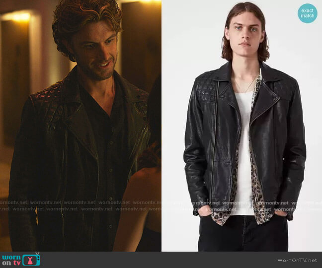 All Saints Conroy Leather Jacket