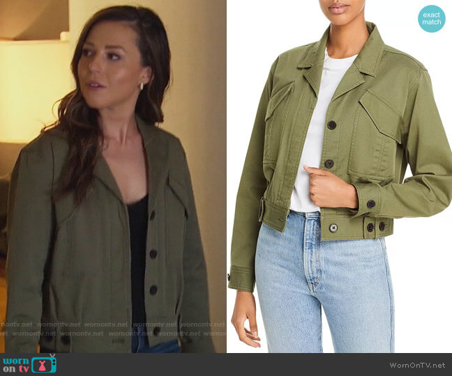 Derek Lam 10 Crosby Gwen Field Jacket worn by Katie Thurston on The Bachelorette