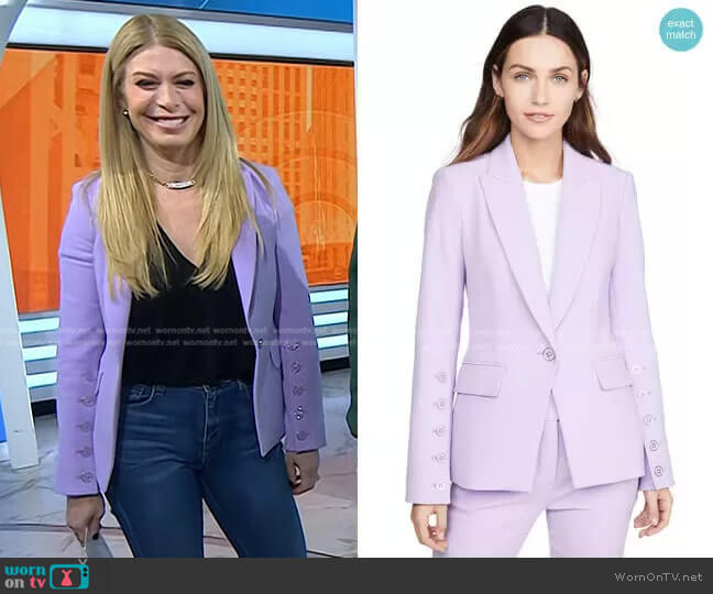 Veronica Beard Fogg Dickey Jacket worn by Jill Martin on Today