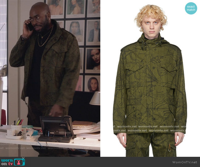 Givenchy Khaki Astral Military Jacket