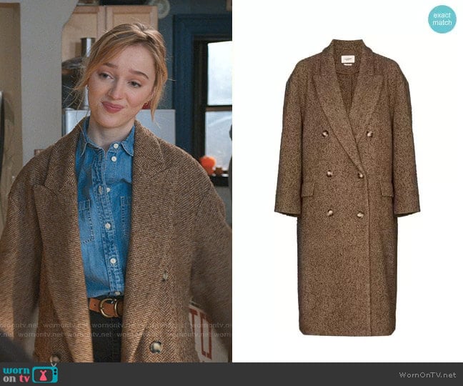 Isabel Marant Goyela Turtleneck Top worn by Clare O'Brien (Phoebe Dynevor) on Younger
