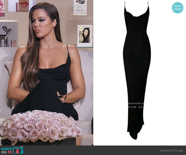 WornOnTV: Khloe's black reunion dress on Keeping Up with the Kardashians | Khloe Kardashian | Clothes and Wardrobe from TV WornOnTV: Khloe's black reunion dress on Keeping Up with the Kardashians | Khloe Kardashian | Clothes and Wardrobe from TV