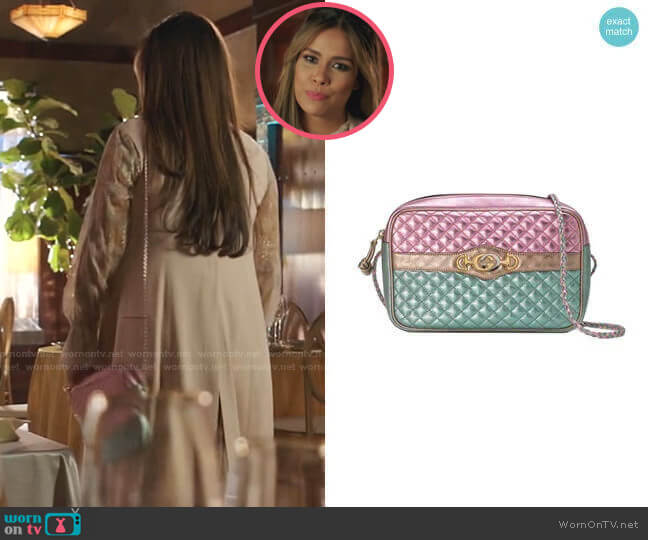 Gucci Laminated Leather Ahoulder Bag worn by Cristal Jennings (Daniella Alonso) on Dynasty