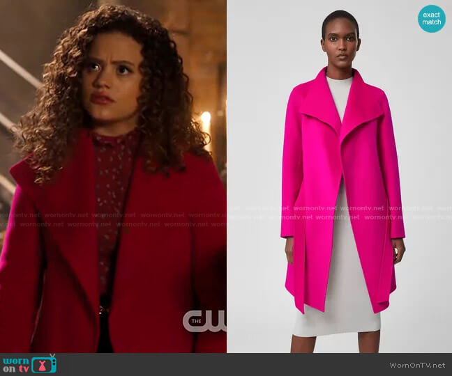 Mackage Laila Coat worn by Maggie Vera (Sarah Jeffery) on Charmed