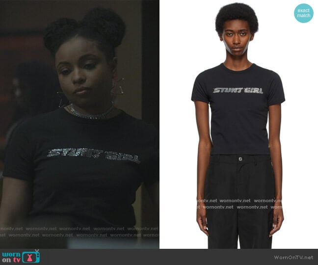 Marc Jacobs 'Stunt Girl' Baby T-Shirt by Marc Jacobs Black Heaven