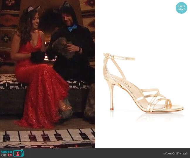 Marion Parke Lillian Strappy Evening Sandals worn by Katie Thurston on The Bachelorette