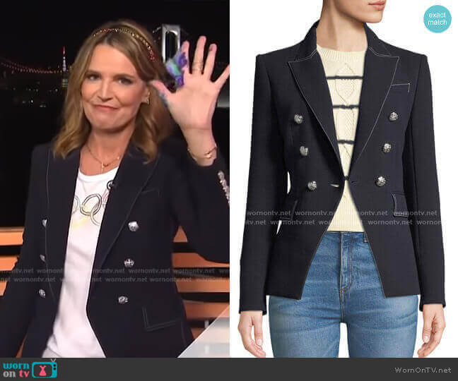 Veronica Beard Miller Blazer worn by Savannah Guthrie on Today