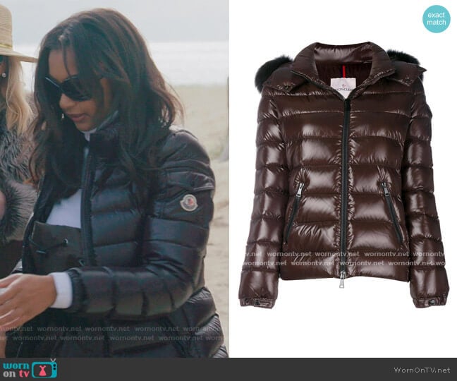 Moncler Bady Fur Jacket worn by Ebony K. Williams on The Real Housewives of New York City