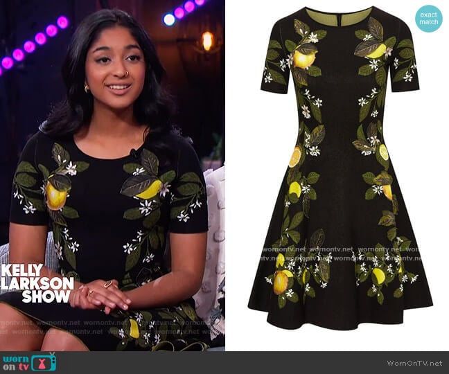 Oscar de la Renta Floral Jacquard Mini Dress