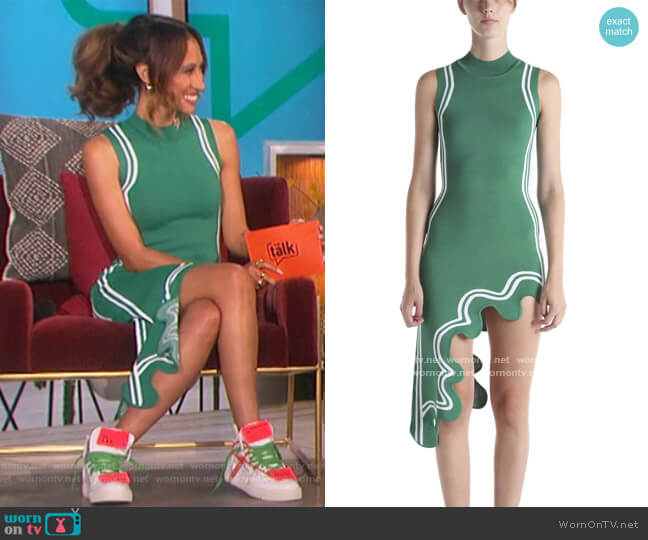 PH5 Frida Wavy Asymmetric Dress worn by Elaine Welteroth on The Talk