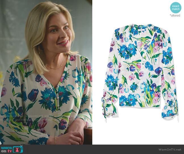 Parker Cassidy Blouse worn by Stephanie Borden (Kylee Evans) on Good Witch