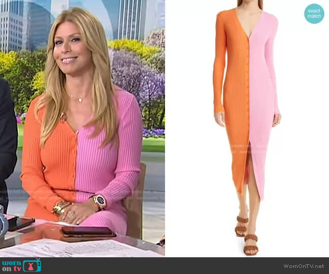 Staud Shoko Colorblock Sweater worn by Jill Martin on Today