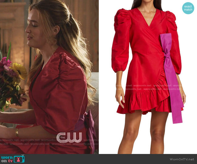 Tanya Taylor Sasha Dress worn by Kirby Anders (Maddison Brown) on Dynasty