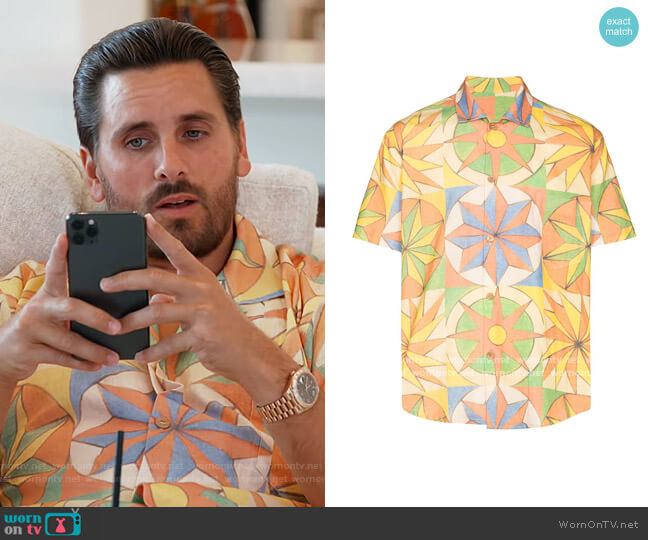 The Elder Statesman Khadi printed shirt