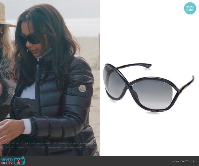 Tom Ford Whitney Sunglasses worn by Ebony K. Williams on The Real Housewives of New York City