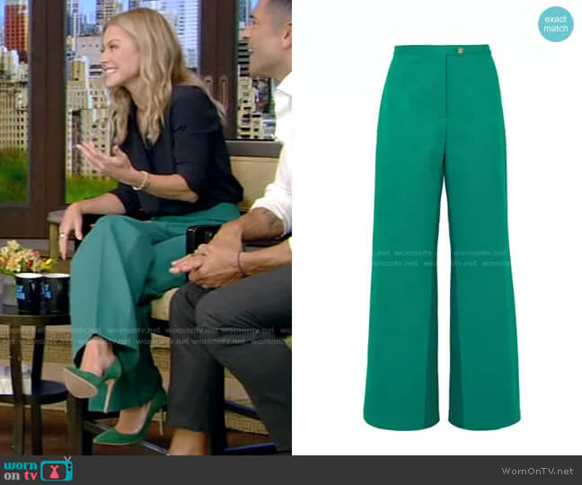 Acne Studios Tyrah Pants worn by Kelly Ripa on Live with Kelly and Mark