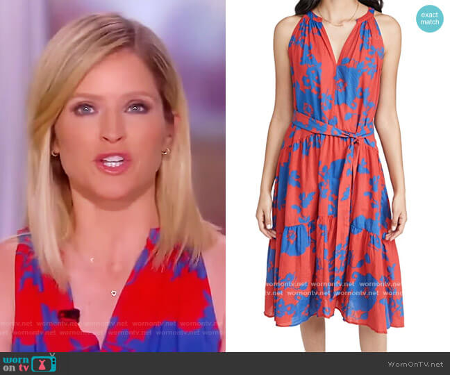 Velvet Marlowe Dress worn by Sara Haines on The View