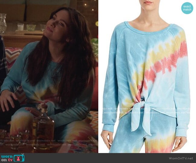 Vintage Havana Tie-Dye Sweatshirt worn by Jane Sloan (Katie Stevens) on The Bold Type
