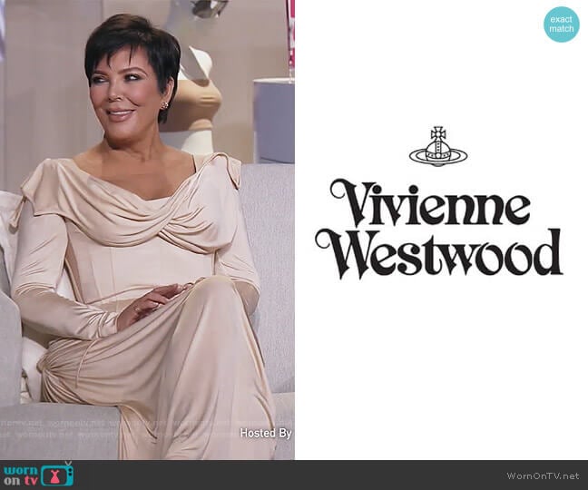 Vivien Westwood Custom Dress worn by Kris Jenner on Keeping Up with the Kardashians