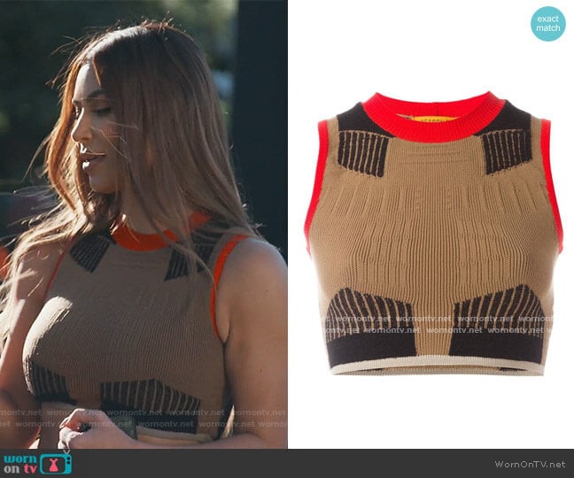 Yeezy Season 3 Knit Top worn by Kim Kardashian on Keeping Up with the Kardashians