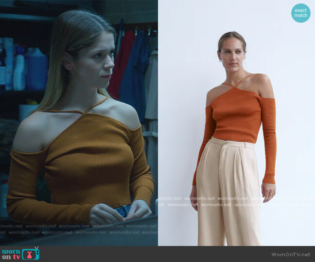 Zara Cutout Top worn by Cayetana Grajera Pando (Georgina Amoros) on Elite