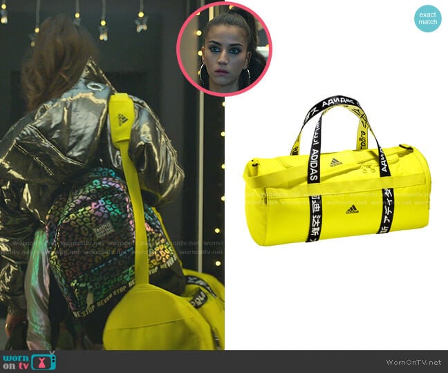 Adidas 4Athlts Duffel Bag worn by Rebeca (Claudia Salas) on Elite