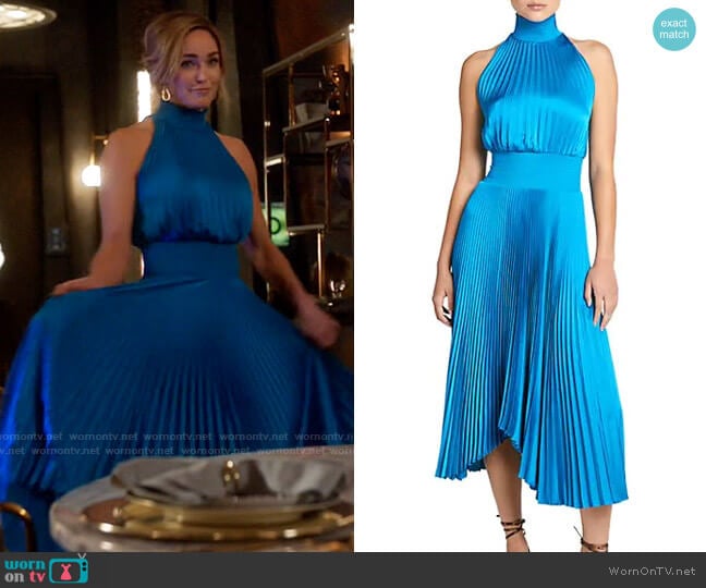 A.L.C. Renzo Dress worn by Sara Lance (Caity Lotz) on Legends of Tomorrow