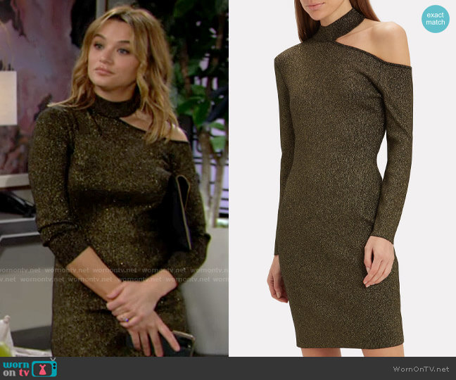 A.L.C. Tess Dress worn by Summer Newman (Hunter King) on The Young and the Restless