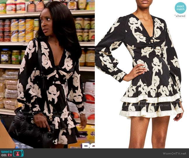 Alexis Rimini Dress worn by Karen Mott (Ebony Obsidian) on Tyler Perrys Sistas
